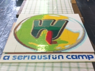 Barretstown Camp logo - LEGO style