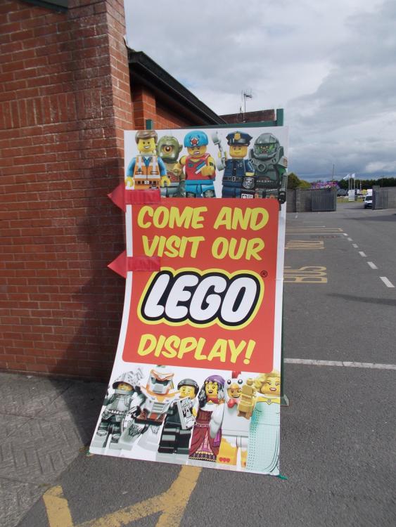 Sign for our display in Athy