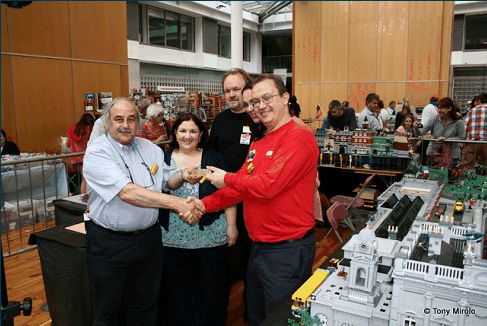 Congratulations to the Lego exhibit (stand No.14.)