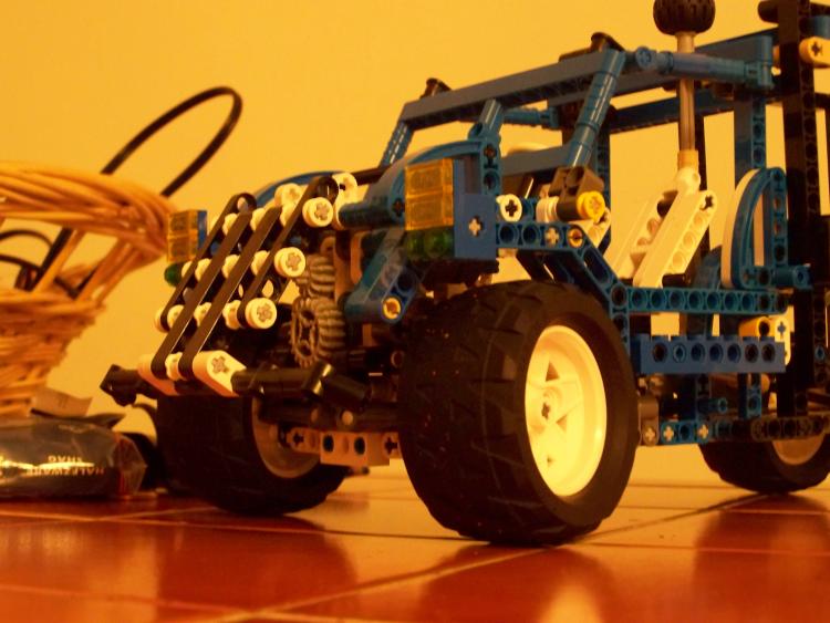 technic lorry moc cab close up