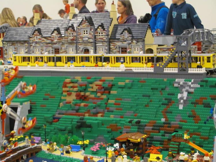 Lego World Copenhagen 2013 - A train at Kildare