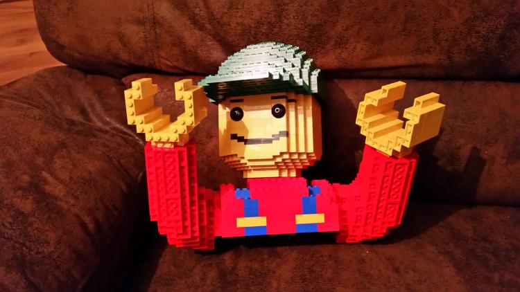 Lego Minifigure Sculpture